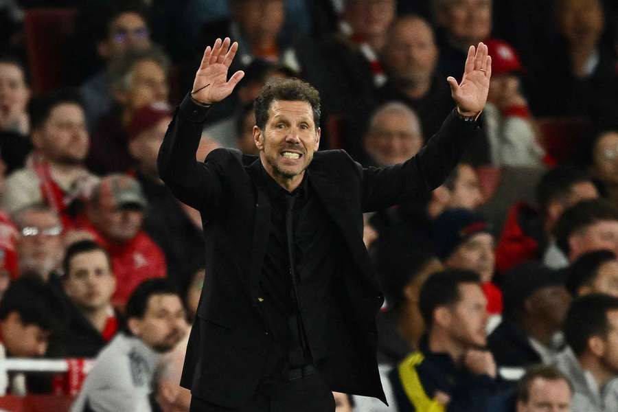 Diego Simeone, treinador do Atlético de Madrid