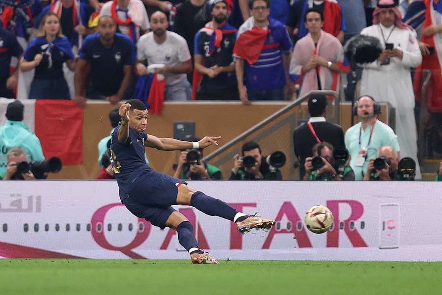 Kylian Mbappé a inscrit un triplé en finale, en 2022.