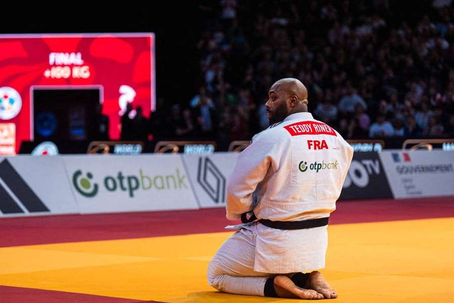 Teddy Riner à Paris le mois dernier.