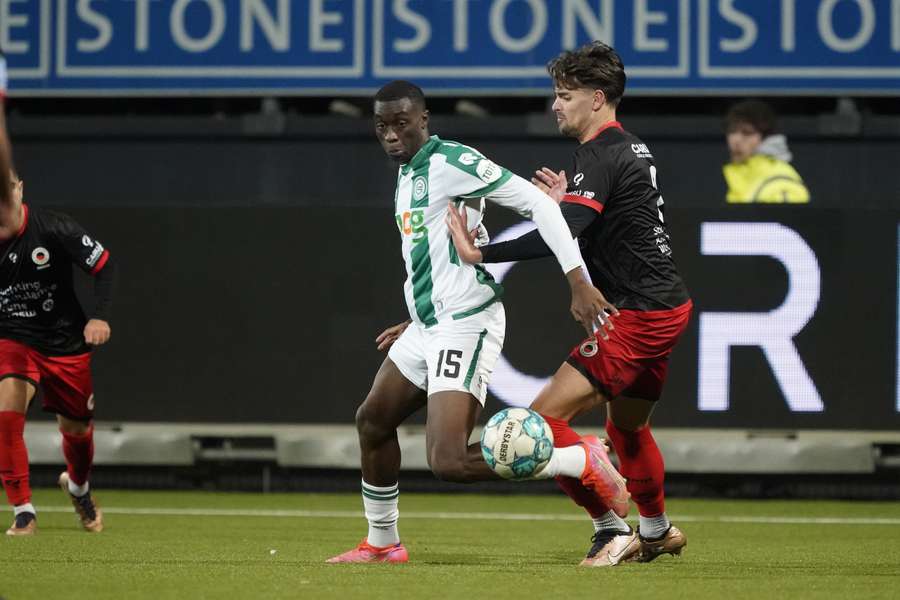 Yahya Kalley maakte vijfmaal zijn opwachting als invaller bij FC Groningen