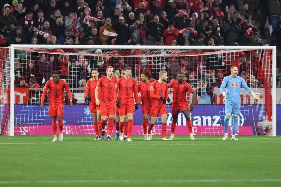 Die Laune bei den Bayern-Spielern war nach dem Sieg trotzdem eher getübt.