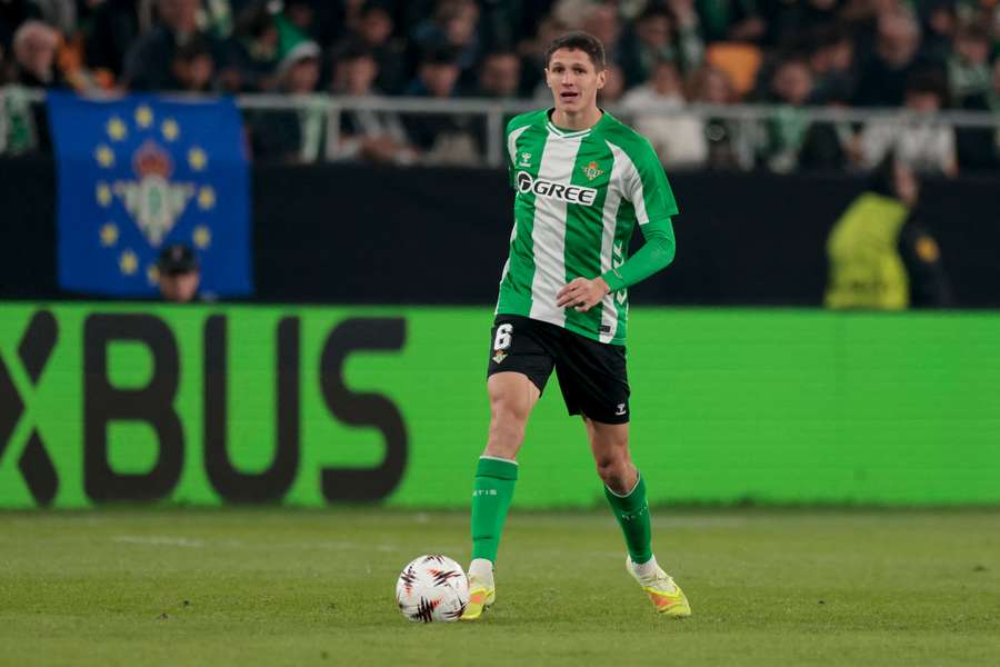 Sergi Altimira, con el Betis