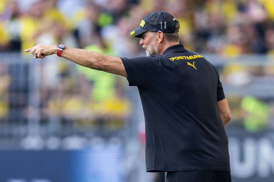 Klopp keerde terug bij Dortmund voor een afscheidswedstrijd