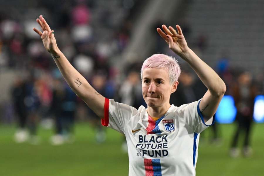 Megan Rapinoe lors de son dernier match.