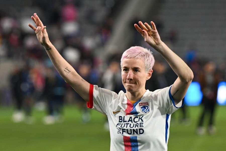 Rapinoe encerrou a carreira com a camisa do OL Reign