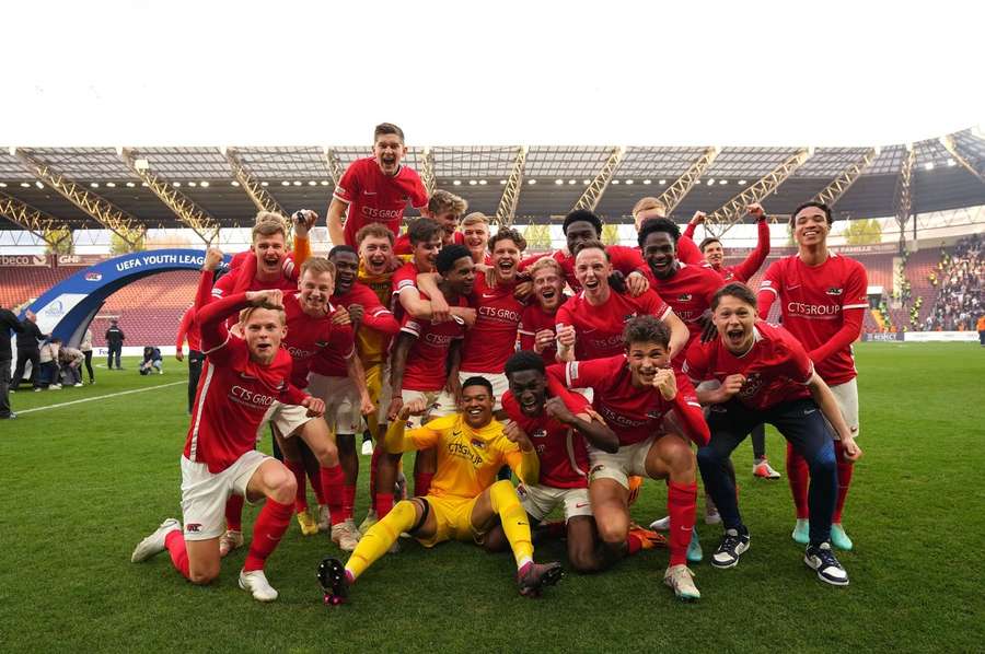Das Jugendteam vom AZ Alkmaar krönte sich zum Sieger der UEFA Youth League.