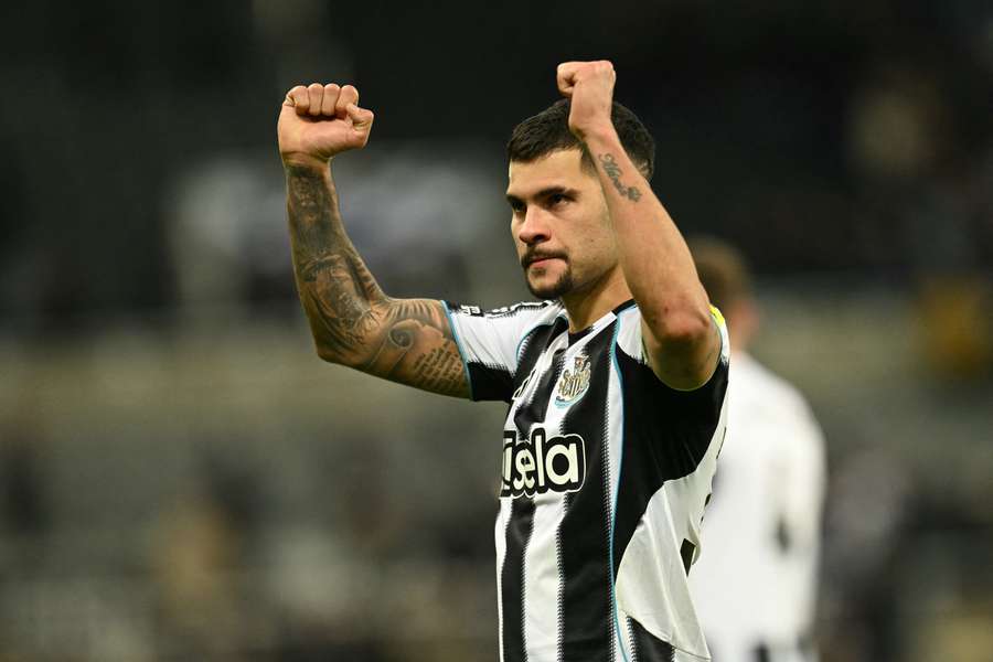 Bruno Guimaraes avec Newcastle.