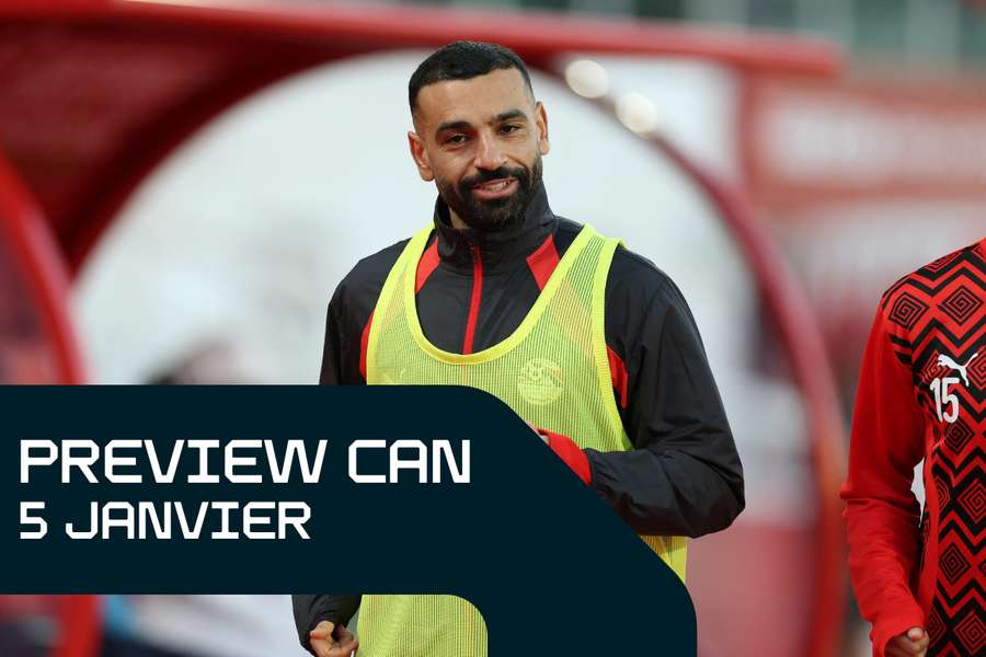 Mohamed Salah avec l'Egypte.