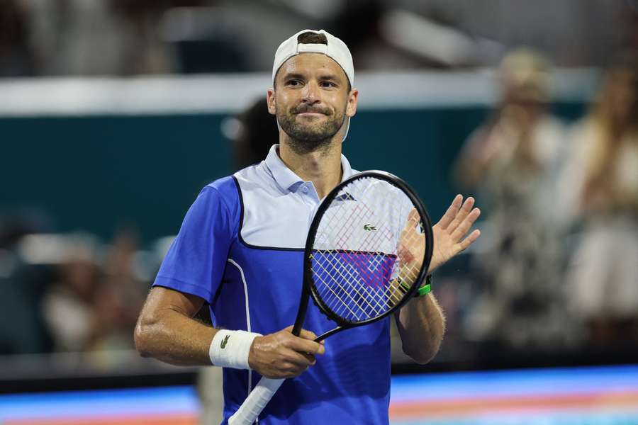Grigor Dimitrov defronta Sinner na final do ATP Miami