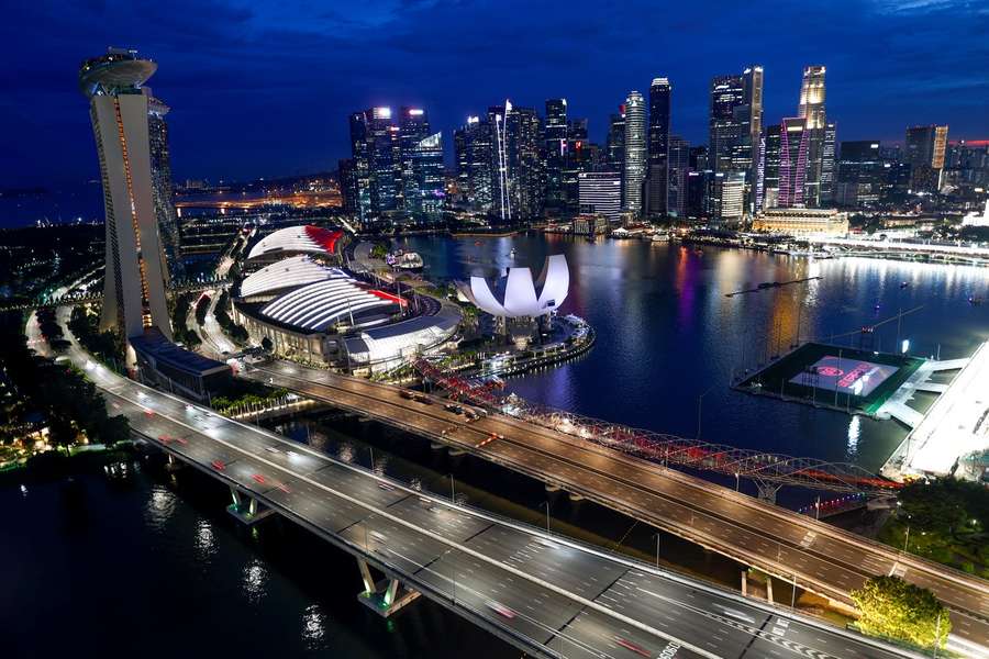 Le circuit de Marina Bay, à Singapour.