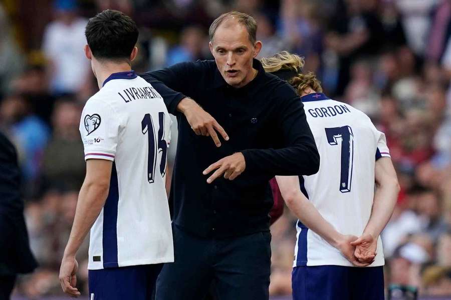Thomas Tuchel during England's match against Andorra