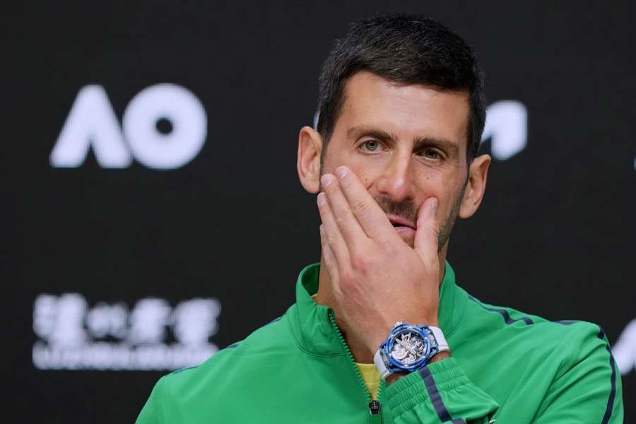 Djokovič po finále Australian Open.