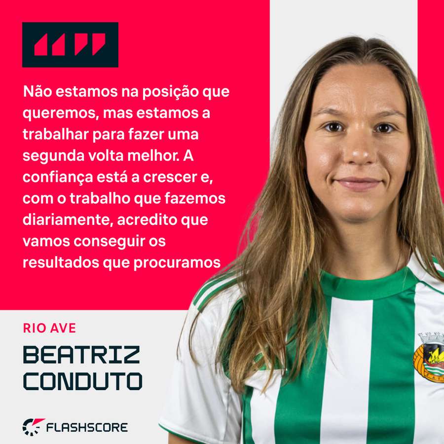 Beatriz Conduto confiante para a segunda volta do Rio Ave