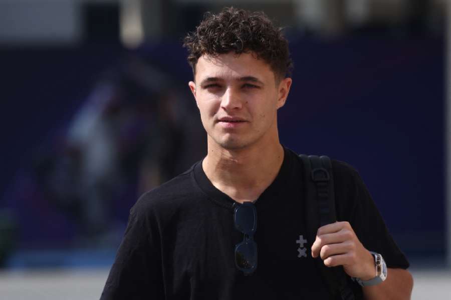 Lando Norris arrives at Abu Dhabi Lando Norris arrives at Abu Dhabi