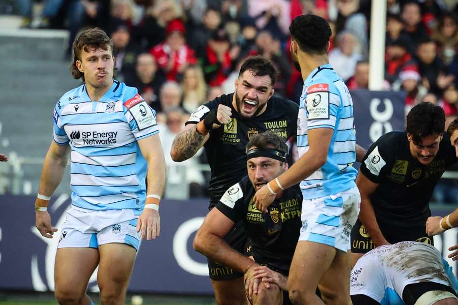 Teddy Baubigny, au centre, en décembre dernier.