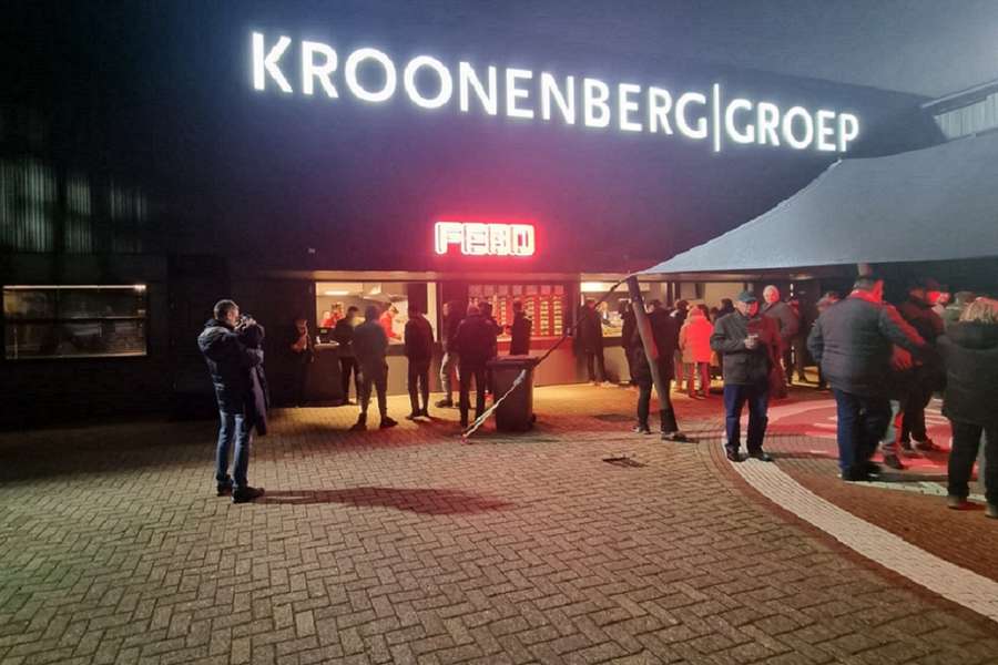 De FEBO-muur is een begrip in het Yanmar Stadion