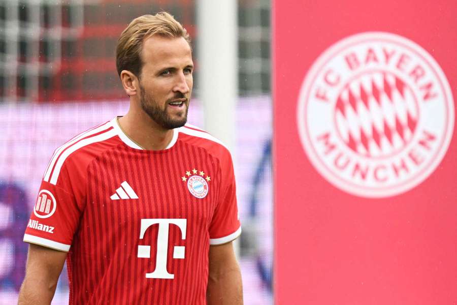 Harry Kane freut sich auf den Start der neuen Saison mit dem FC Bayern. Harry Kane freut sich auf den Start der neuen Saison mit dem FC Bayern.