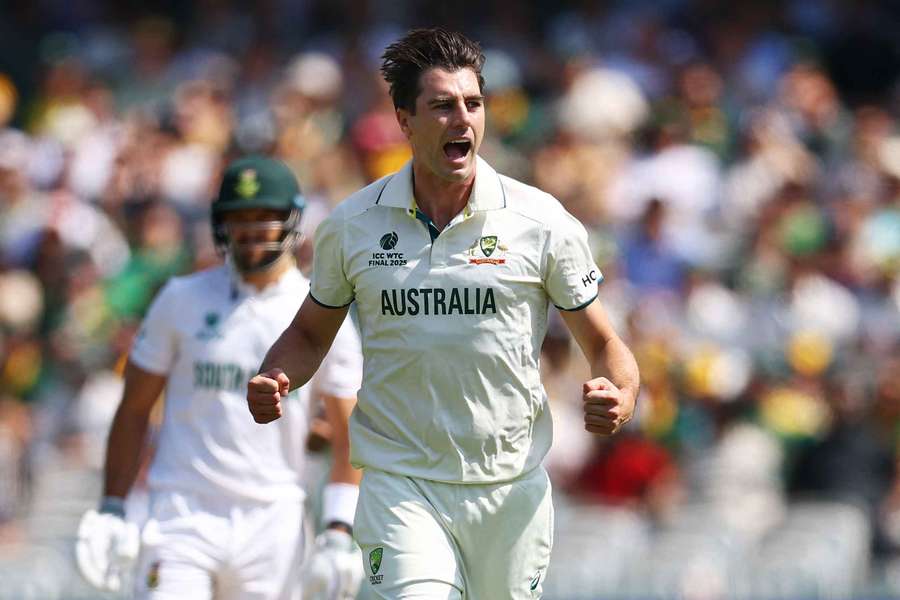 Australia's Pat Cummins has picked up a concerning injury