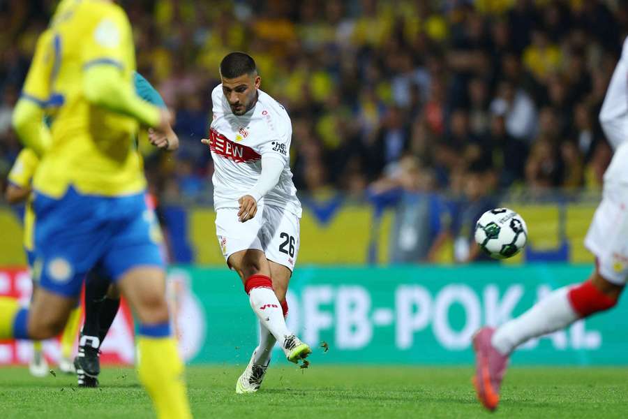 VfB Stuttgart's Deniz Undav in action VfB Stuttgart's Deniz Undav in action