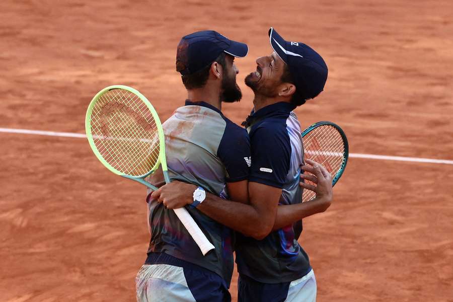 It was Arevalo and Pavic's first grand slam as a pair