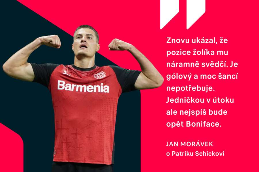 Patrik Schick očima Jana Morávka.