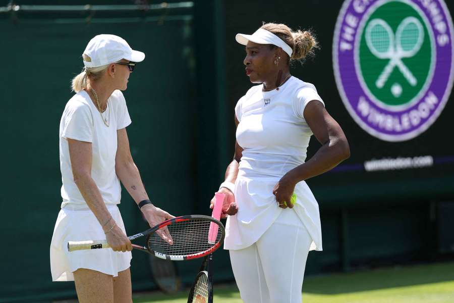 Serena Williams speaks with Rennae Stubbs during her recent return to Wimbledon Serena Williams speaks with Rennae Stubbs during her recent return to Wimbledon