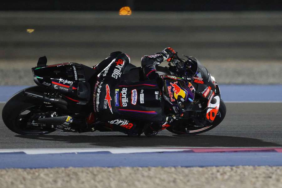 MotoGP champion Jorge Martin in action for Aprilia
