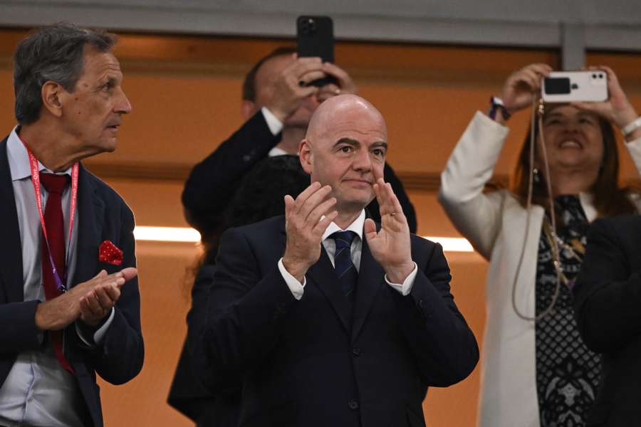 Infantino destaca um recorde de 2.000 milhões de telespetadores e espera chegar aos 5.000 milhões
