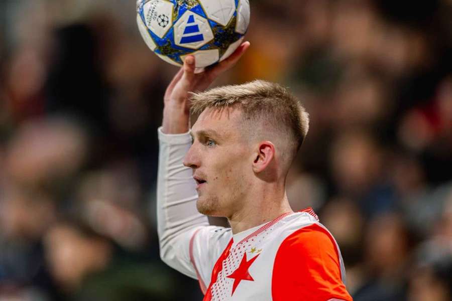 Štěpán Chaloupek nechybí v základní sestavě Slavie na hřišti Pafosu v Lize mistrů.