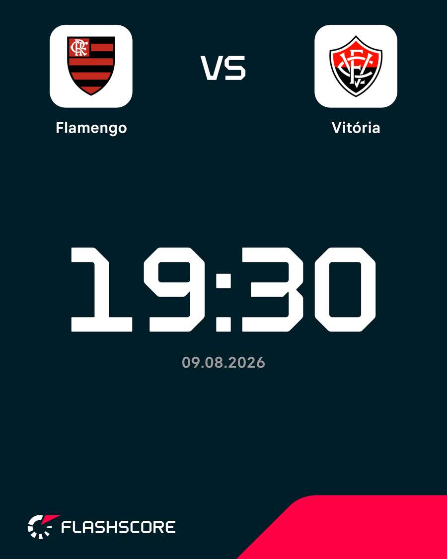 Flamengo e Vitória fazem confronto de rubro-negros Flamengo e Vitória fazem confronto de rubro-negros