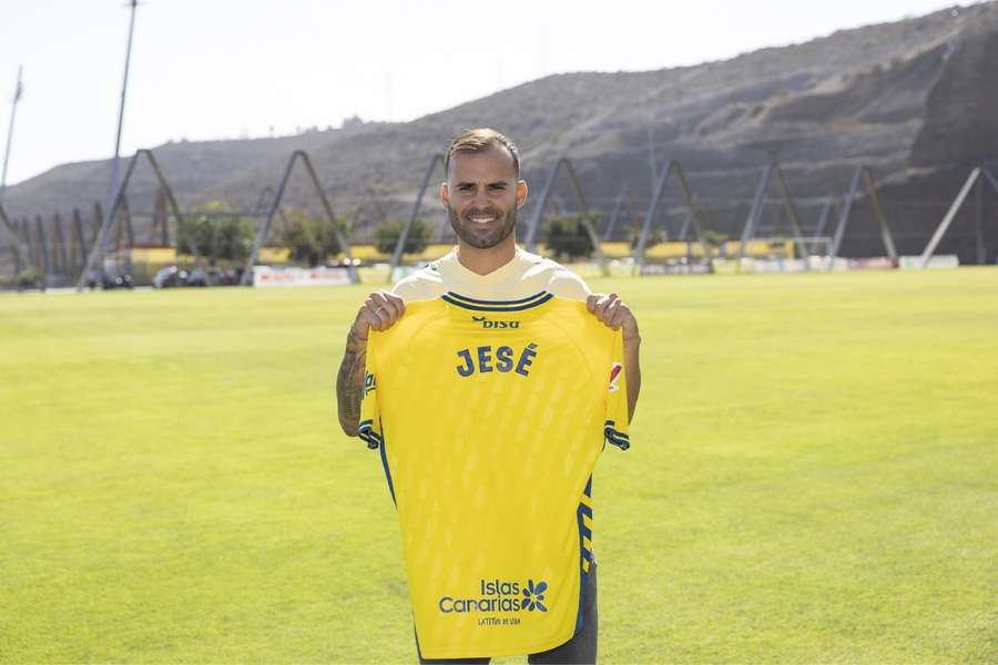Jesé, en su nueva presentación con Las Palmas Jesé, en su nueva presentación con Las Palmas