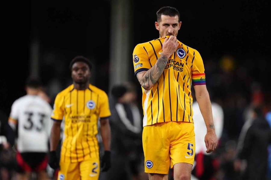 Lewis Dunk ist enttäuscht.