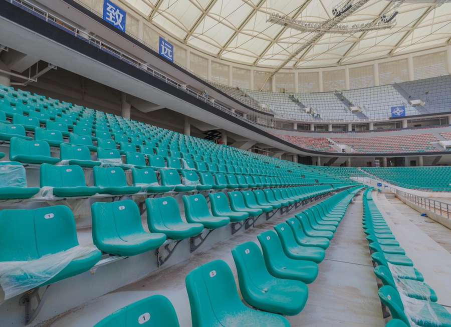 Part of Talanta Stadium which is under construction for AFCON 2027.
