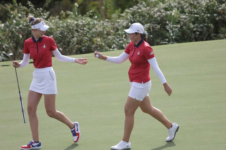 Korda en Corpuz speelden ook samen op de Solheim Cup in 2023