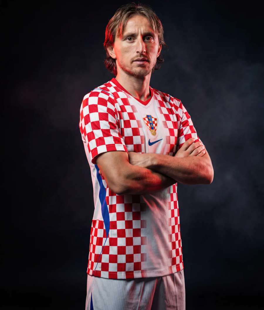 Modrid com a nova camisola principal da Croácia