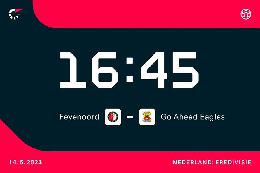 16:45: Feyenoord - Go Ahead Eagles