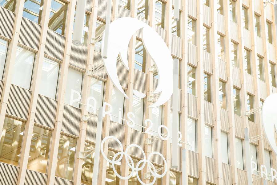 Het hoofdkwartier van de Olympische Spelen in Parijs