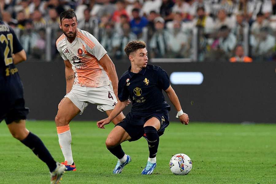 Francisco Conceicao durante la gara contro al Roma