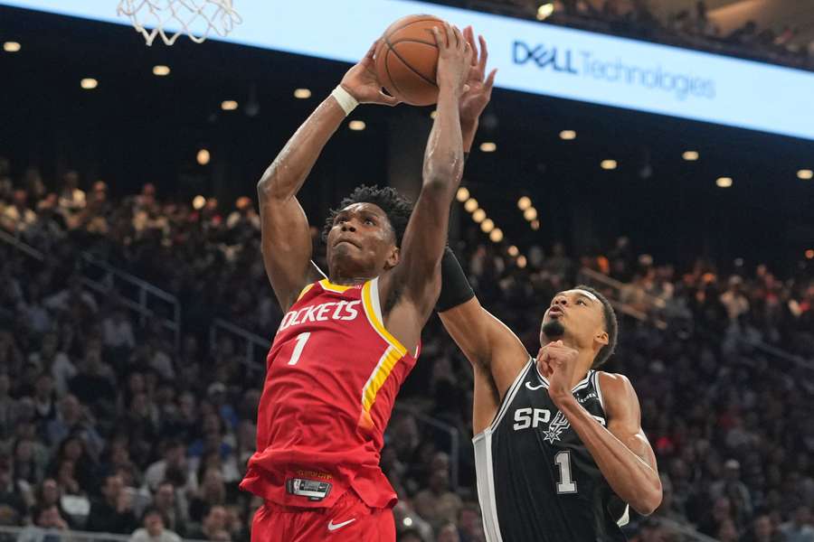 Victor Wembanyama contre les Rockets. Victor Wembanyama contre les Rockets.