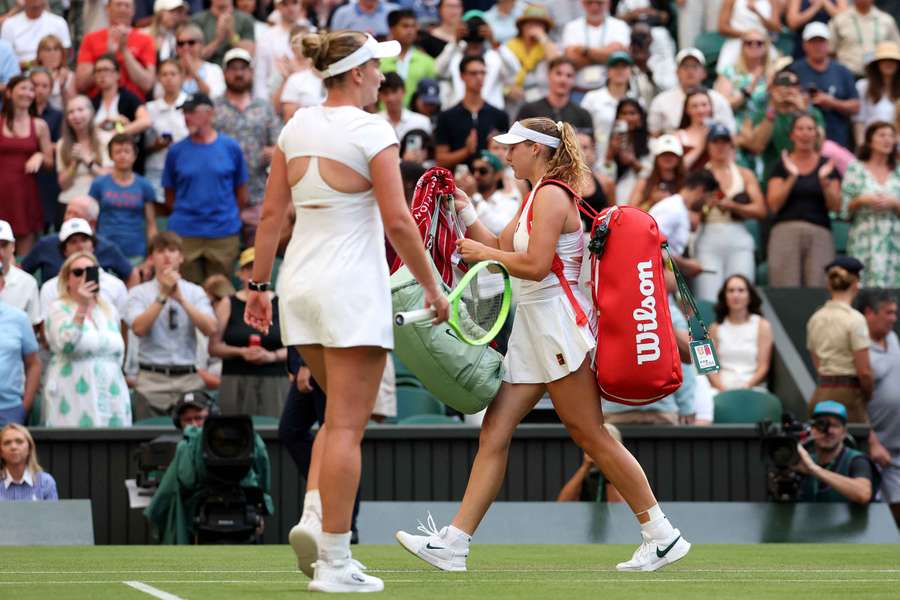 Mirra Andreeva derrotada pela checa Barbora Krejcikova Mirra Andreeva derrotada pela checa Barbora Krejcikova