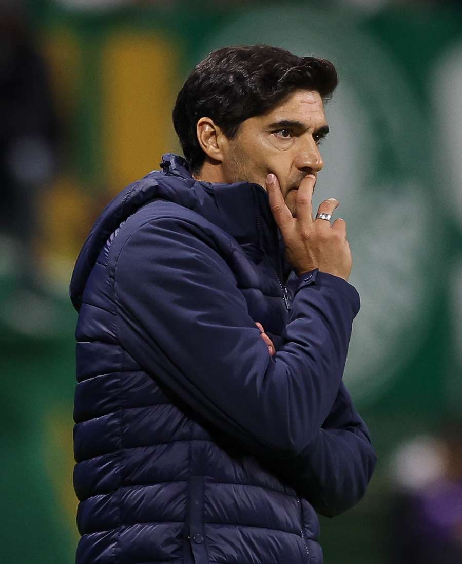 Abel Ferreira, durante el Palmeiras 0-2 Corinthians