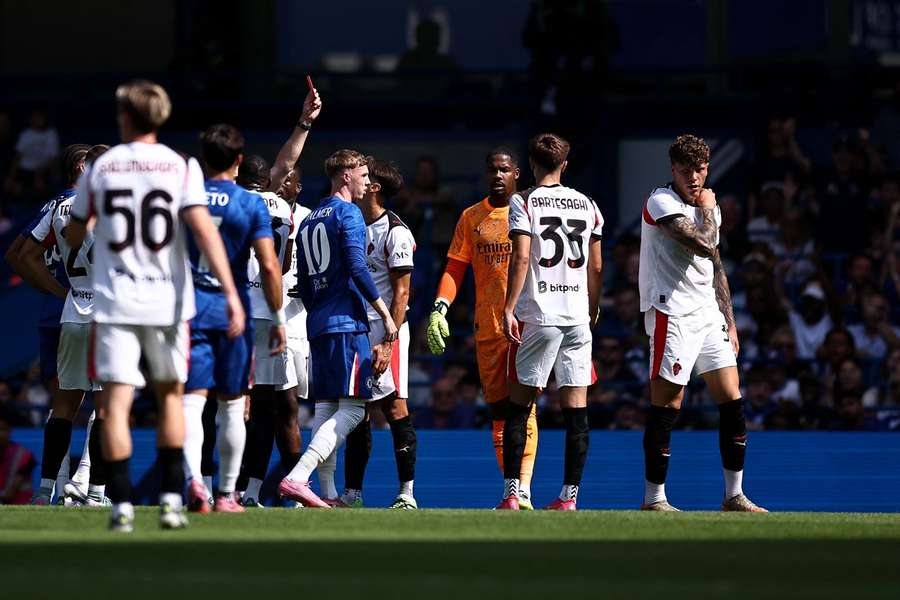 Andrei Coubiș a luat cartonaș roșu în meciul cu Chelsea