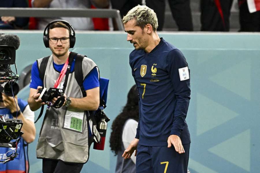 De treffer van Griezmann werd wegens buitenspel afgekeurd