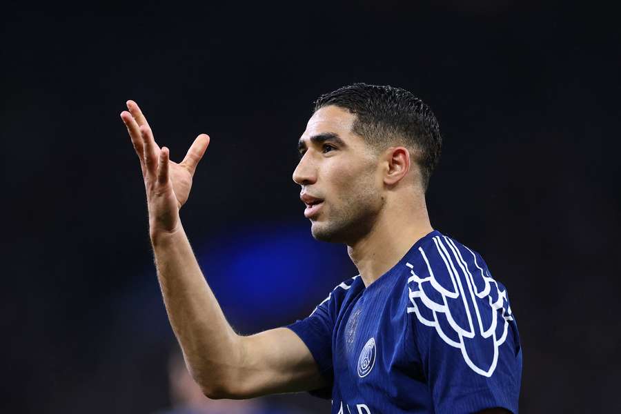 Achraf Hakimi na Liga dos Campeões desta época.