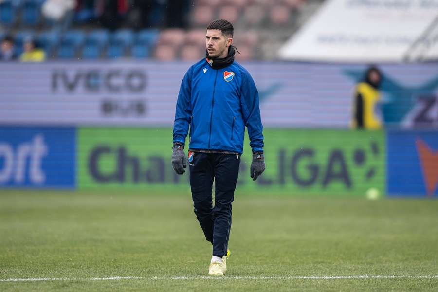 Srdjan Plavšič je momentálně na hostování v Baníku Ostrava.