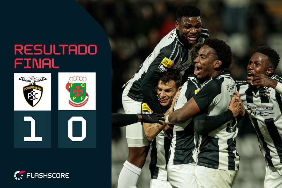 O Portimonense voltou a vencer mais de três meses depois