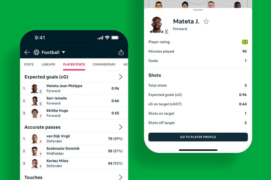 Advanced player stats