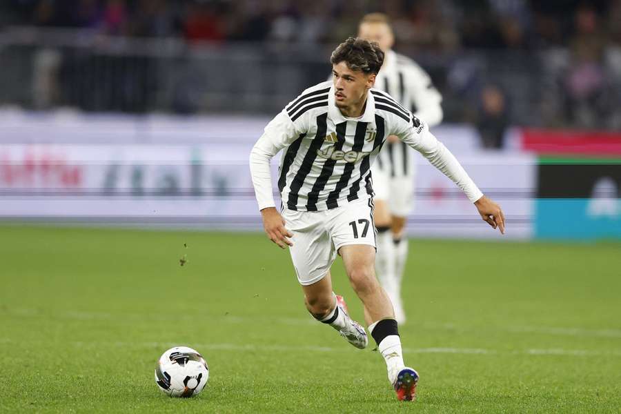 Alajbegovic bei seinem ersten Einsatz für Juve Alajbegovic bei seinem ersten Einsatz für Juve