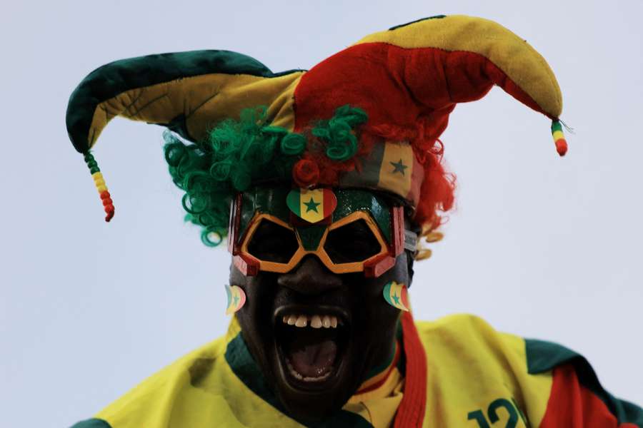 Un tifoso senegalese Un tifoso senegalese