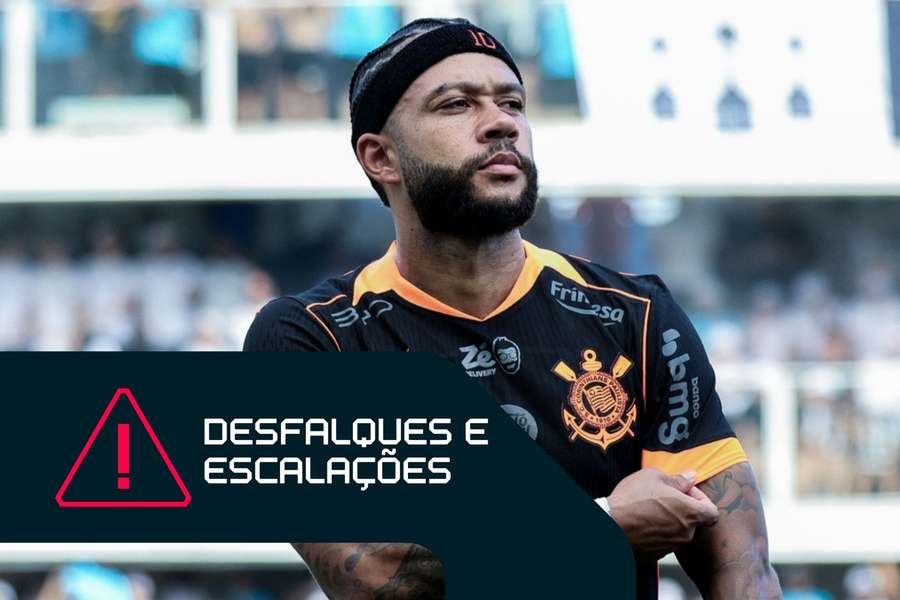 Lesionado, Memphis Depay desfalca Corinthians contra Fluminense